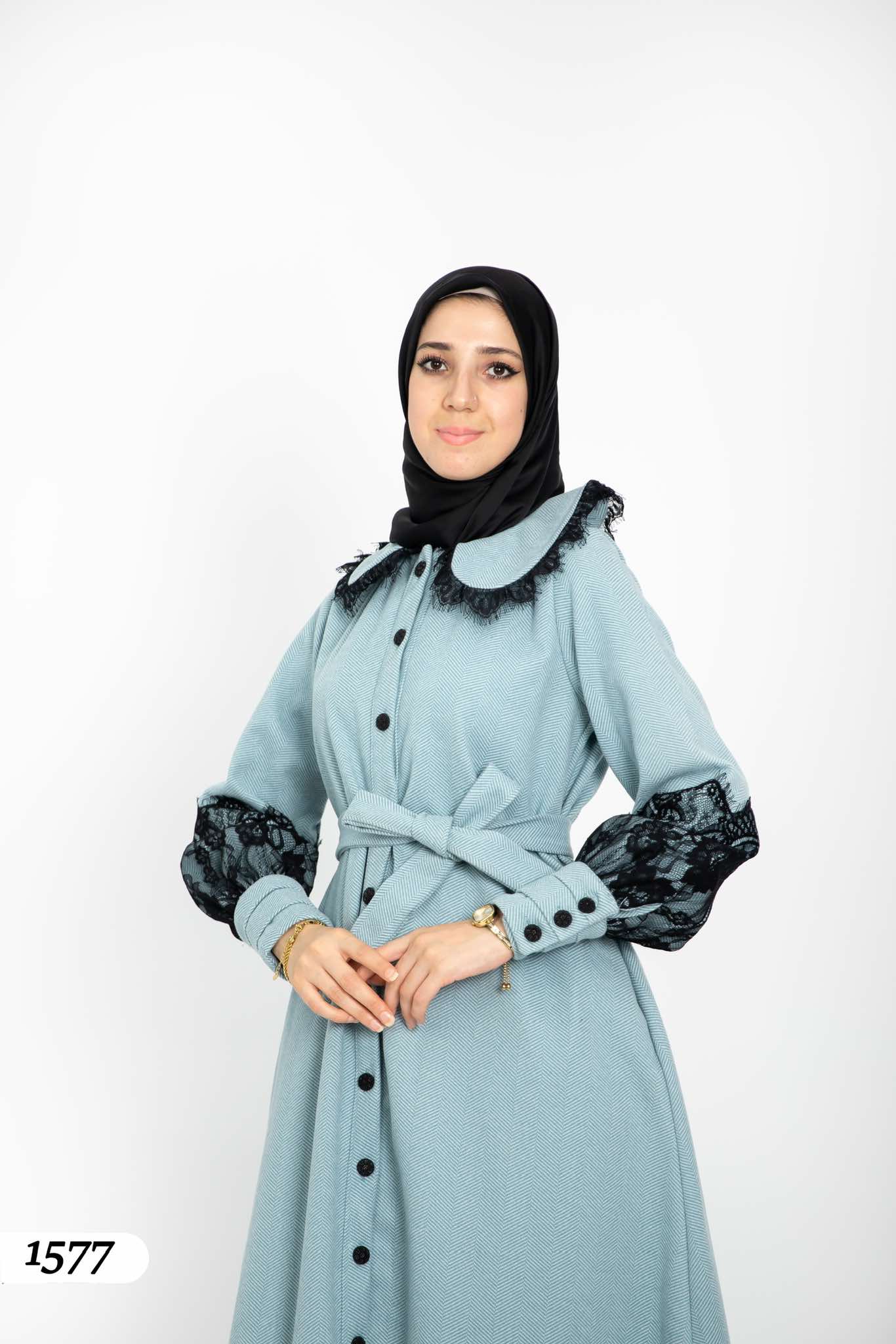 Coat With Lace 1577