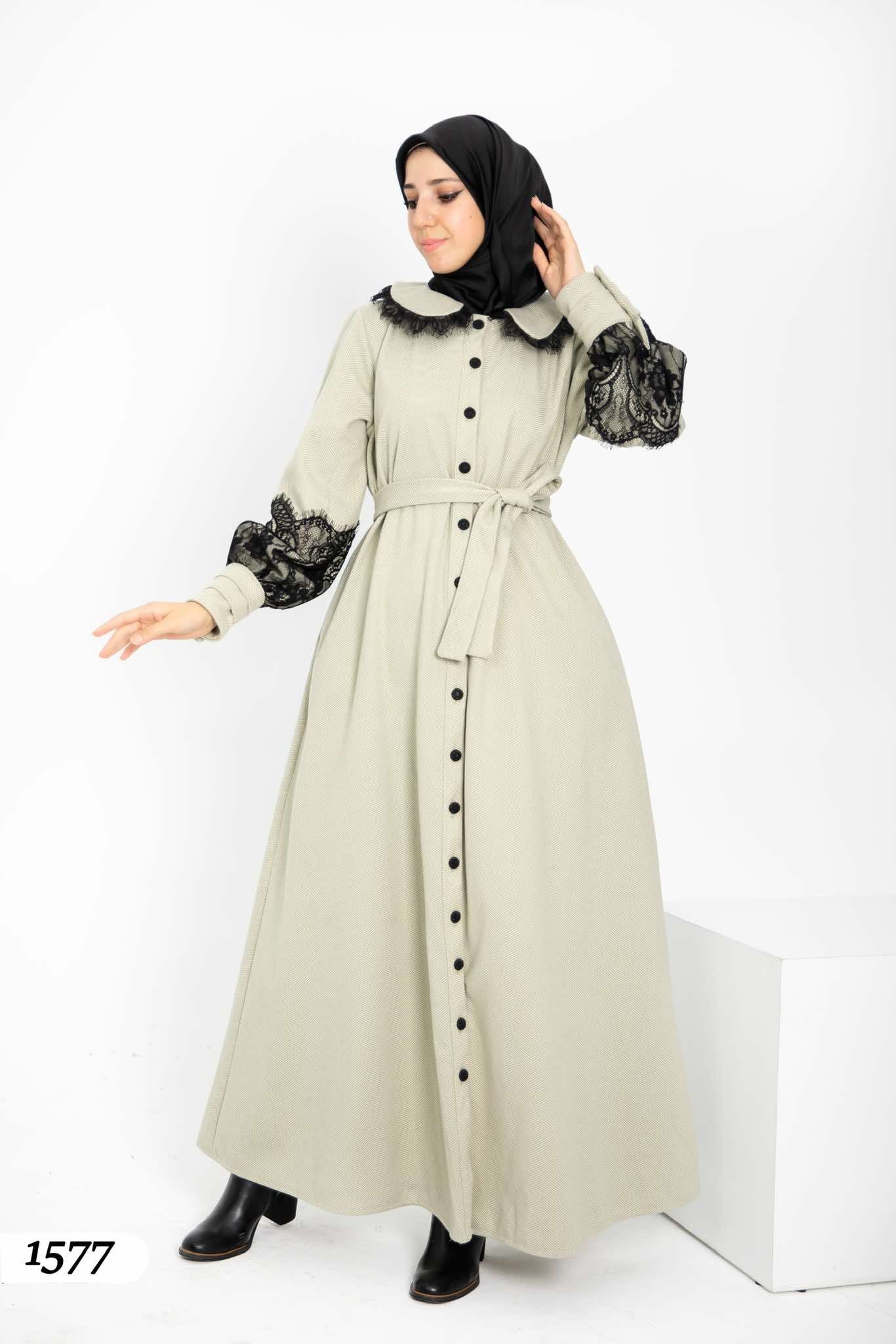 Coat With Lace 1577