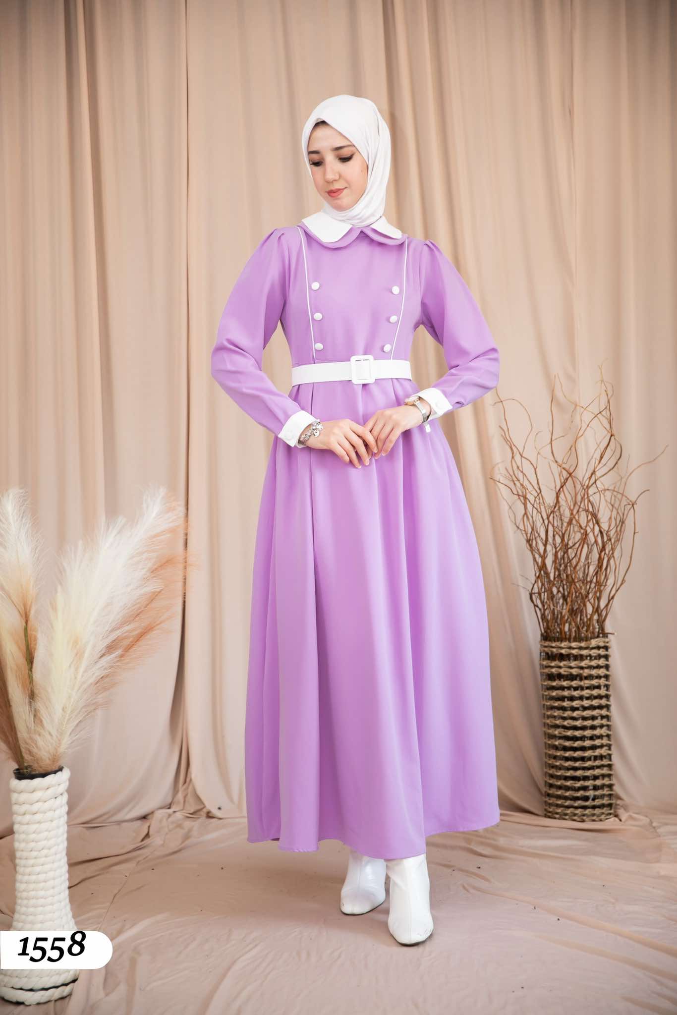 Dabil Dress With Belt 1558