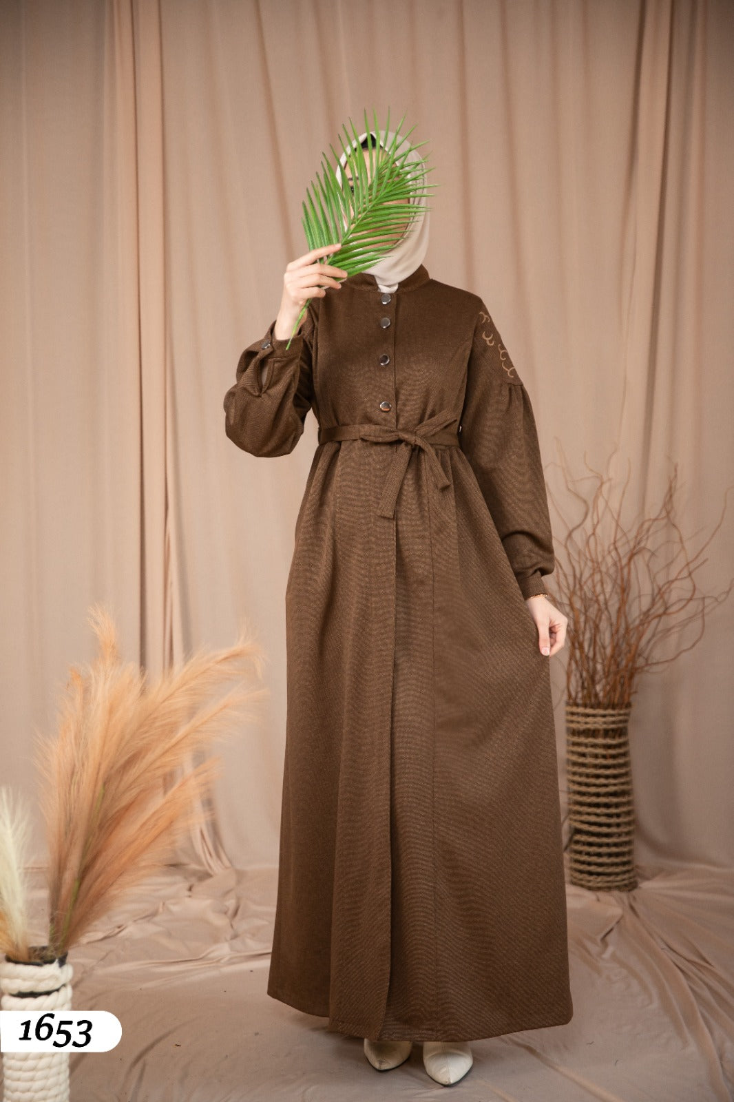 Dress with button detail 1653