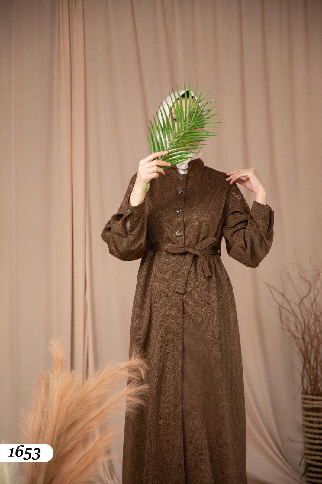 Dress with button detail 1653