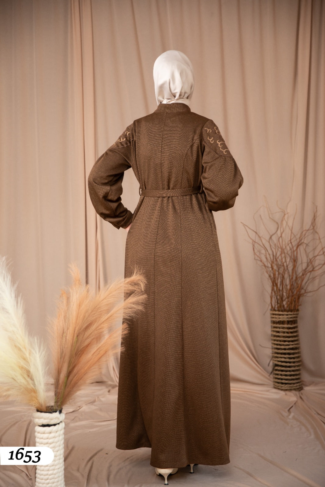 Dress with button detail 1653