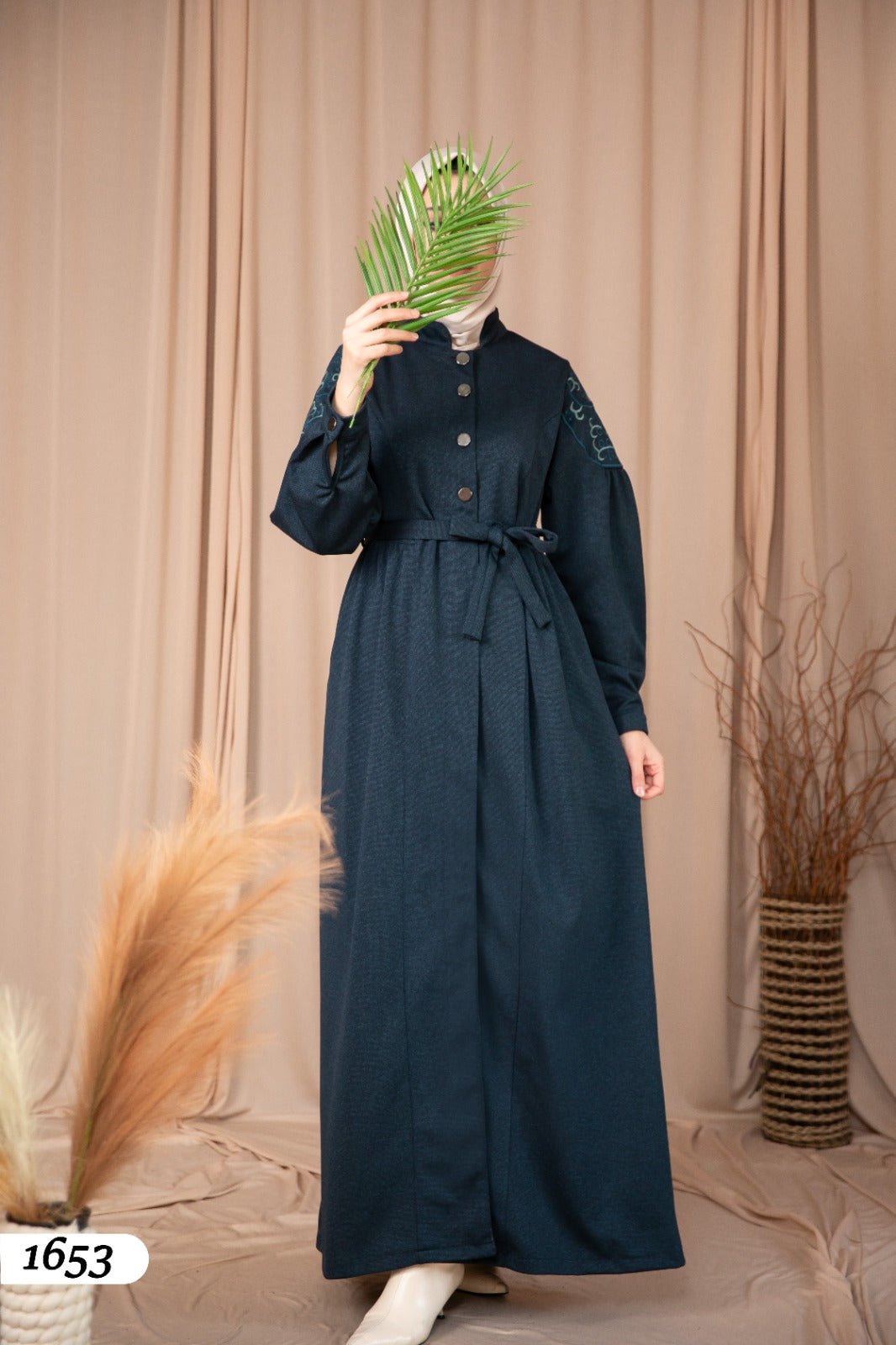 Dress with button detail 1653