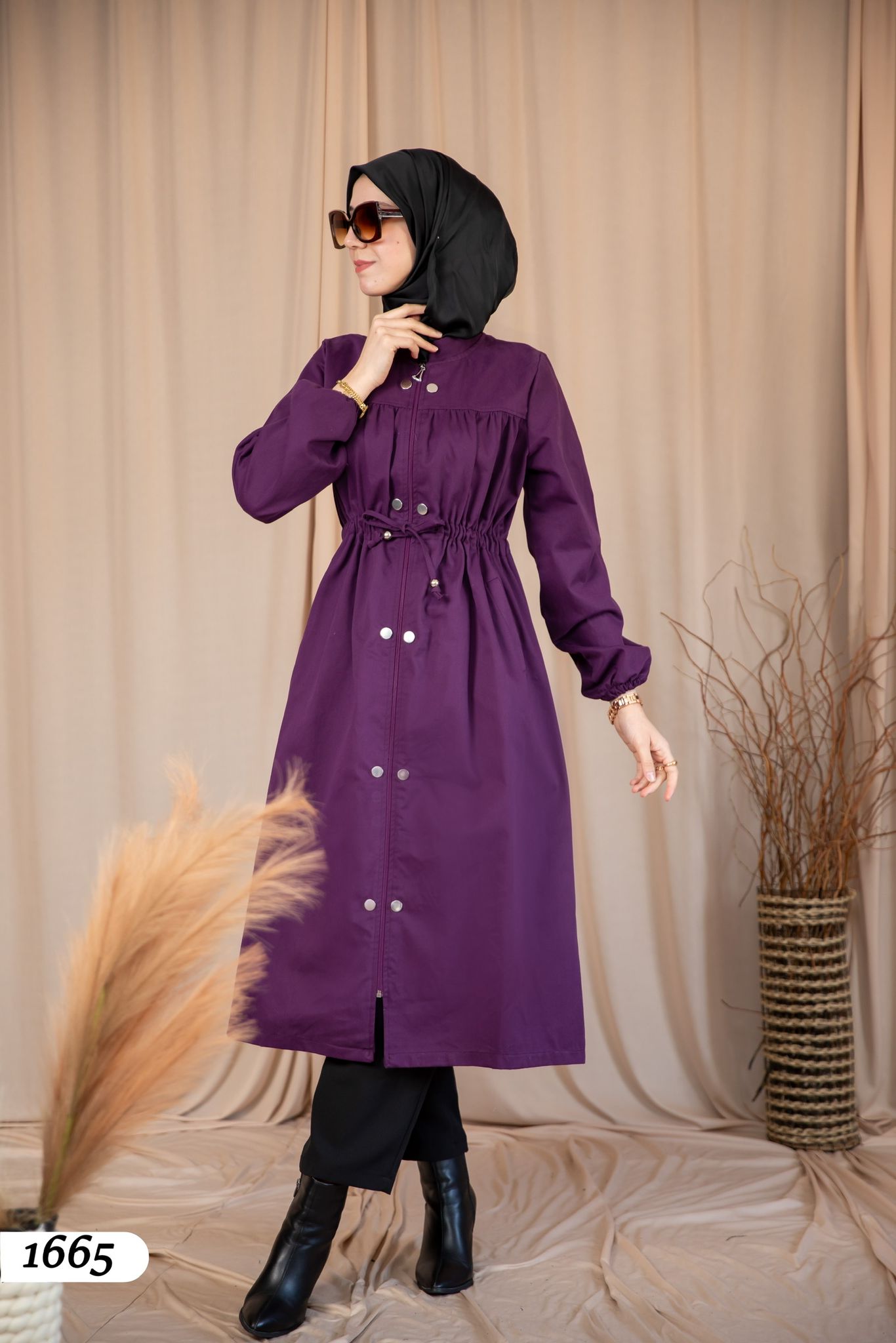 GABARDINE TUNIC 1665