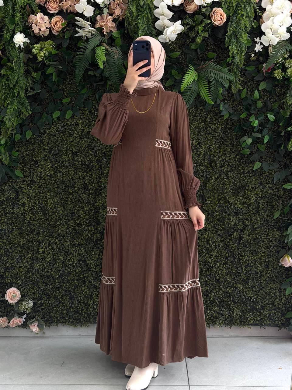 Desenlı Copra Elbise 9231