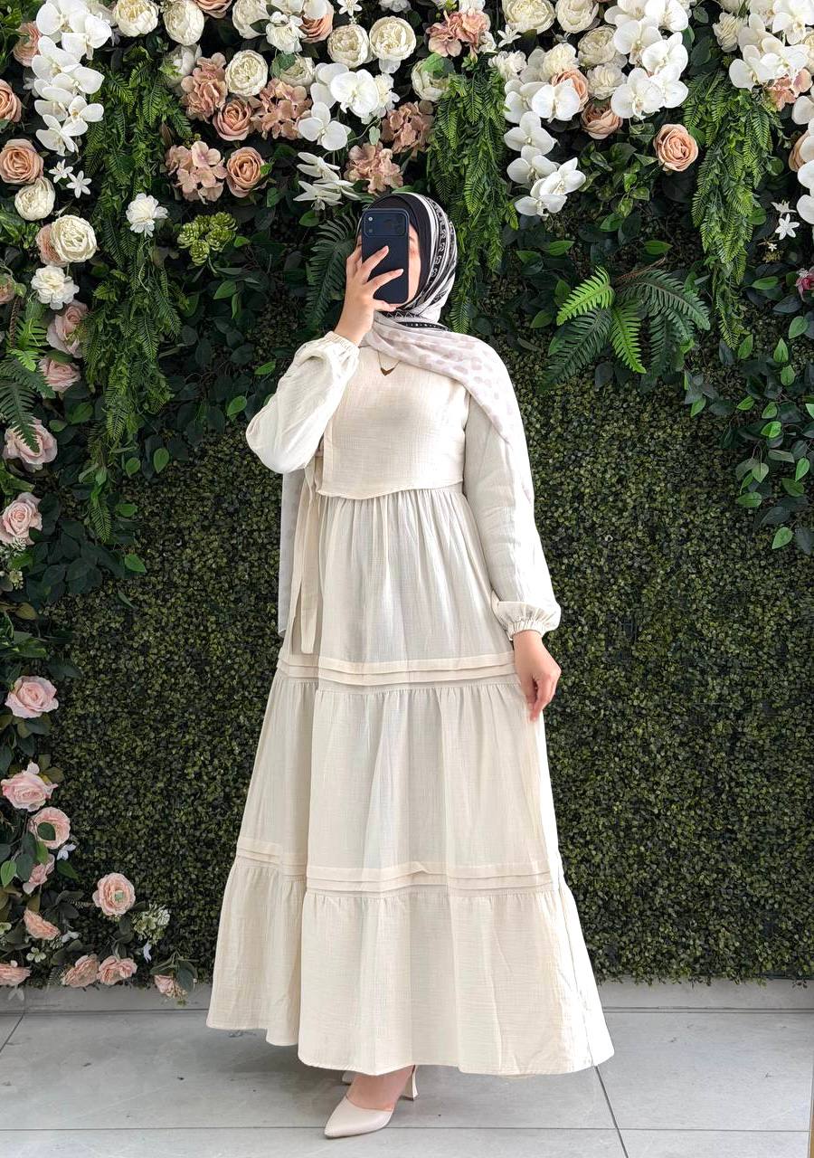 Müslin Elbise 9253