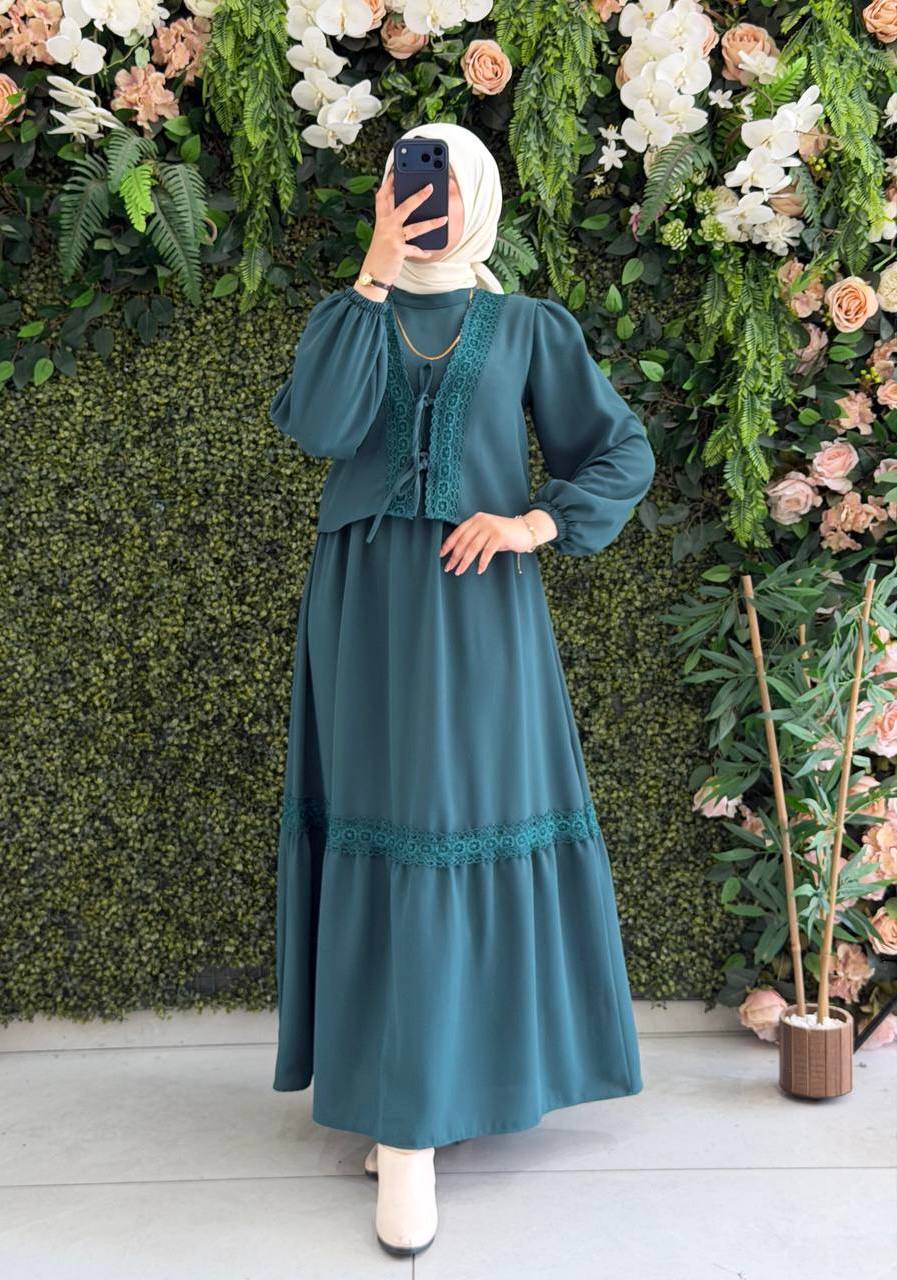 Linda Krep Elbise 9250