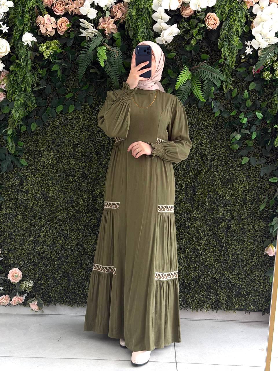 Desenlı Copra Elbise 9231