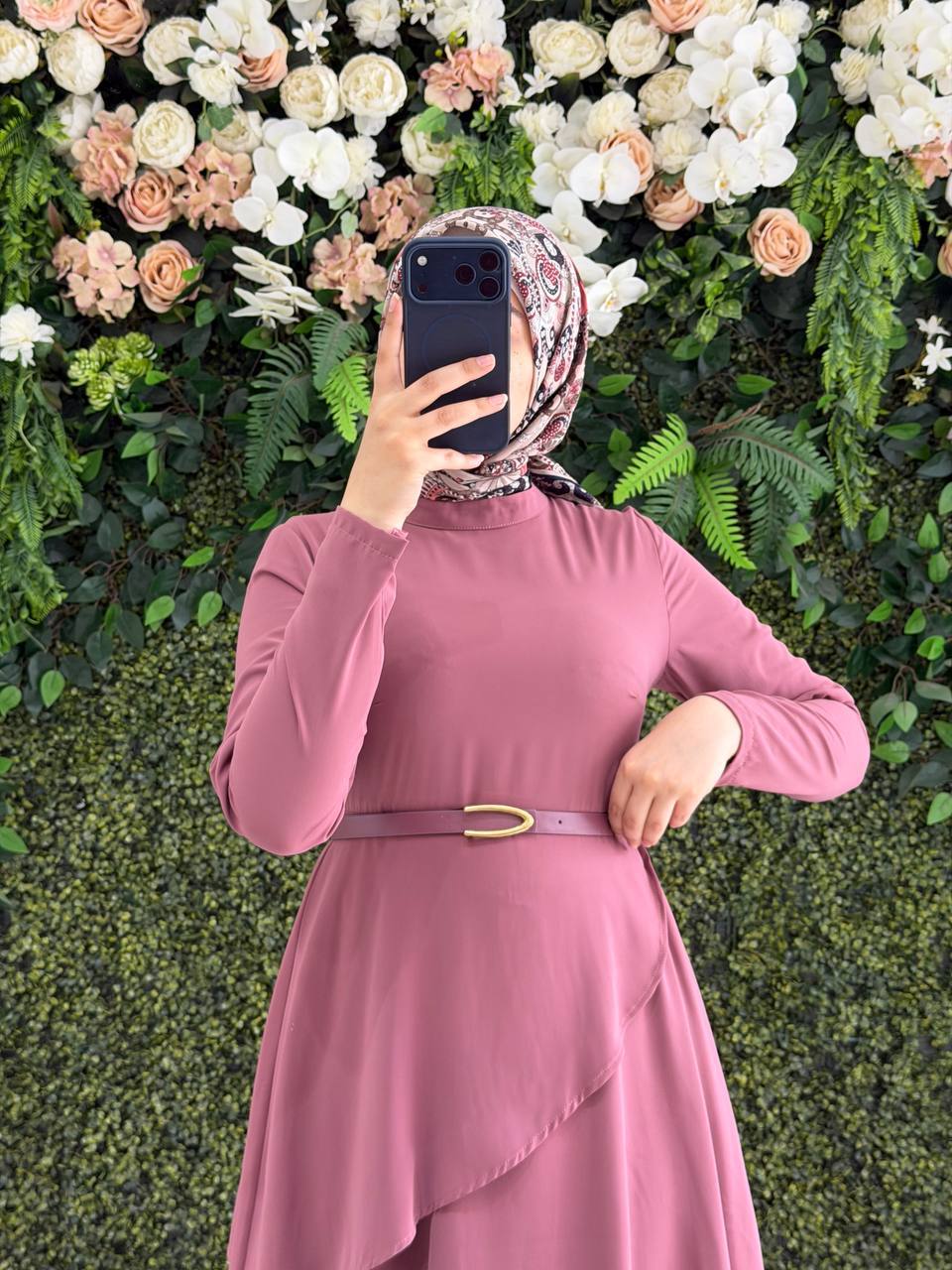 Medine İpek Elbise 9207