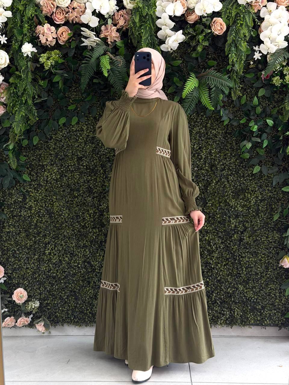 Desenlı Copra Elbise 9231