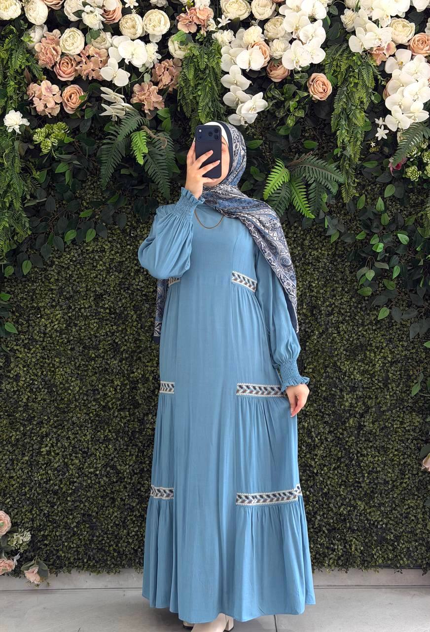 Desenlı Copra Elbise 9231