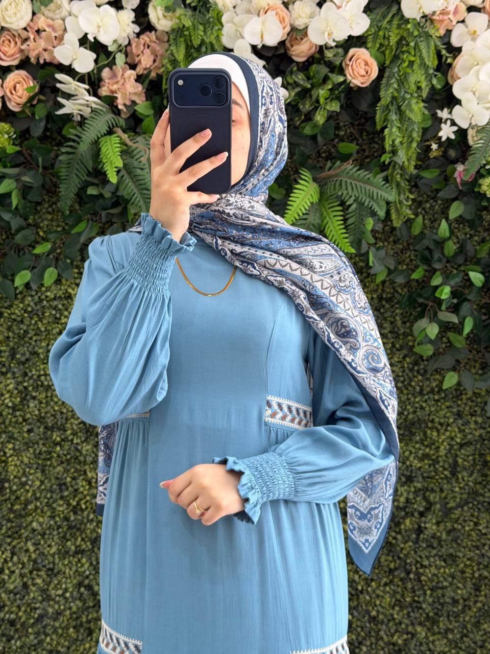 Desenlı Copra Elbise 9231