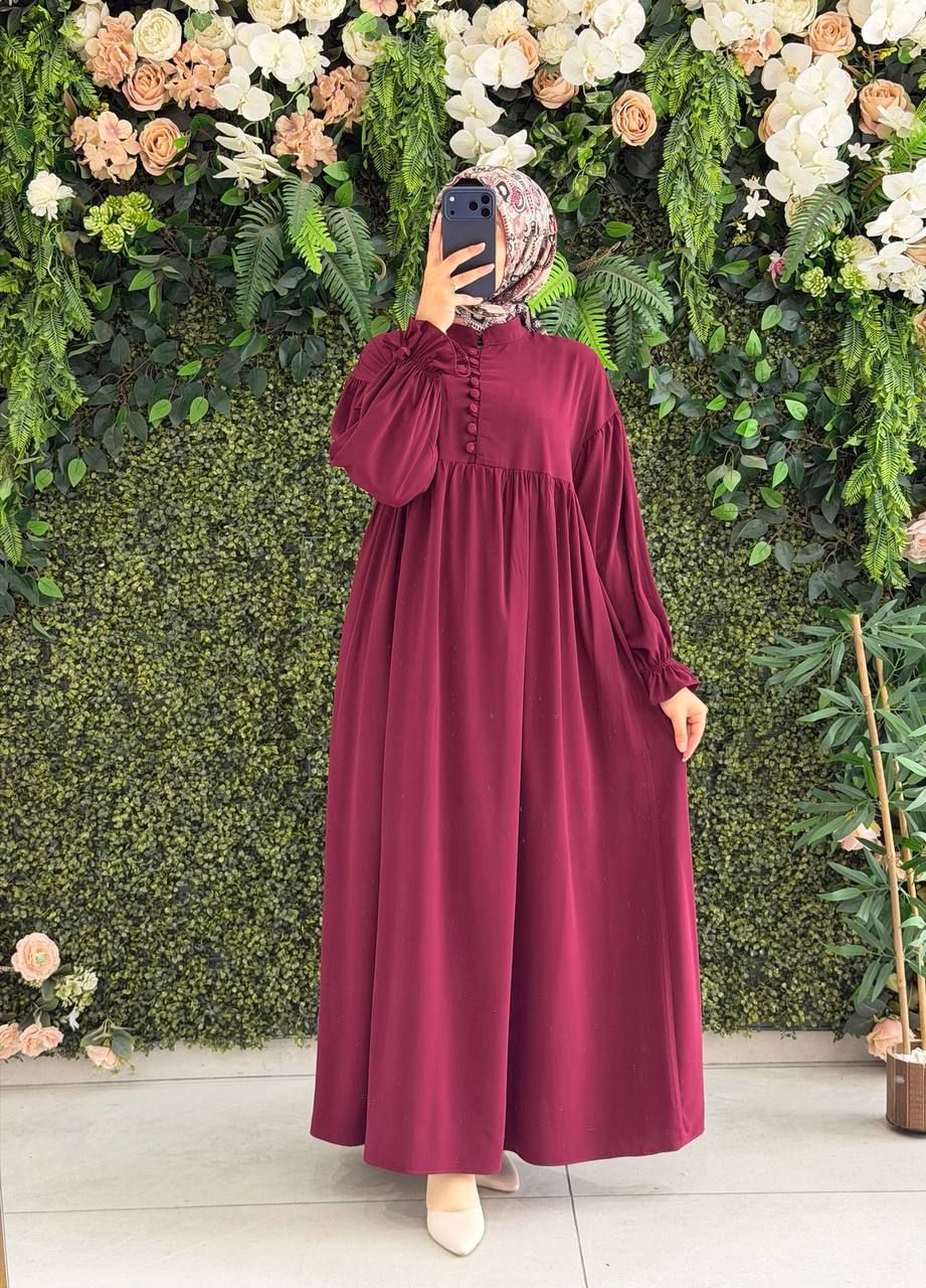 Medine İpek Elbise 9249