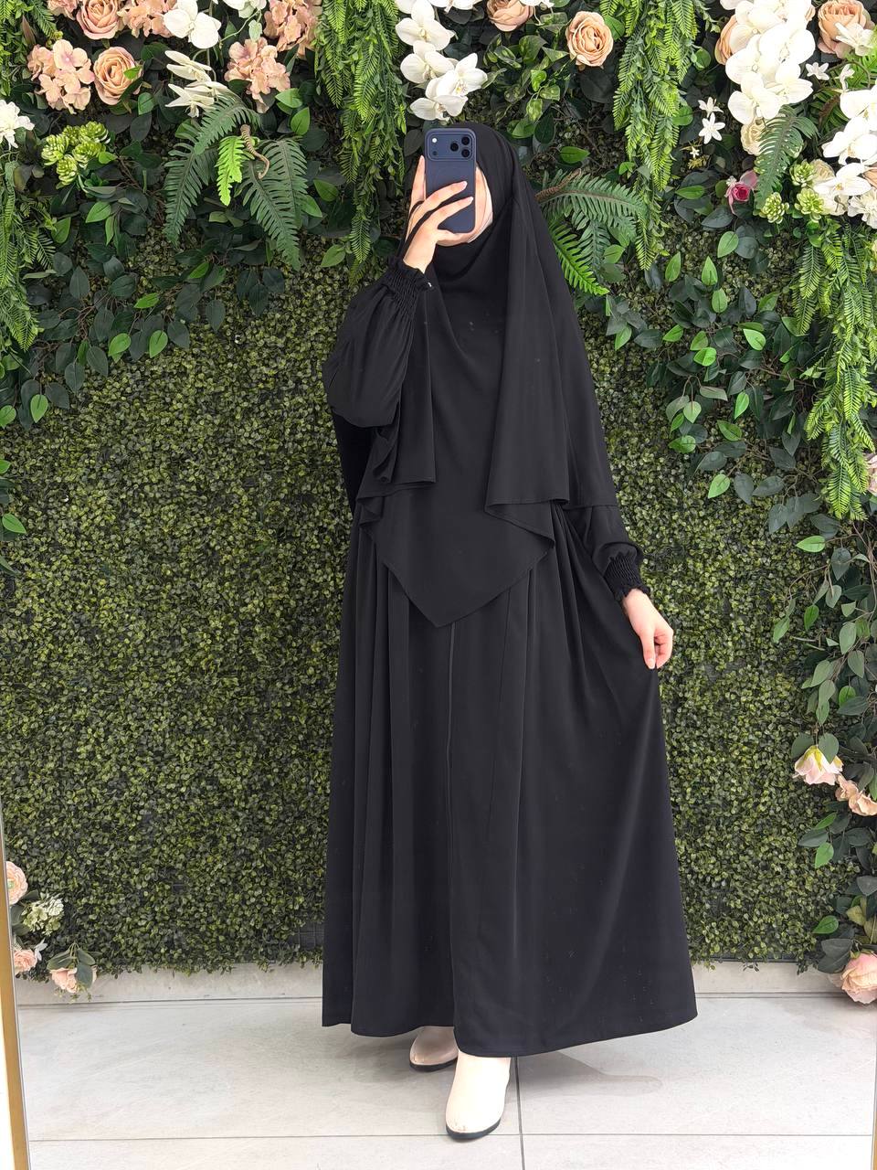 Medine İpeği Elbise Şal ile 9185 S
