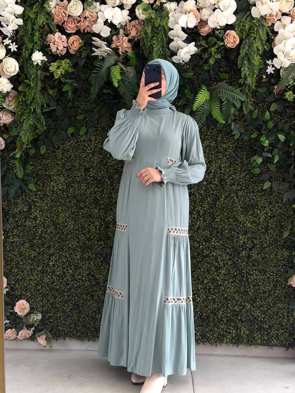 Desenlı Copra Elbise 9231