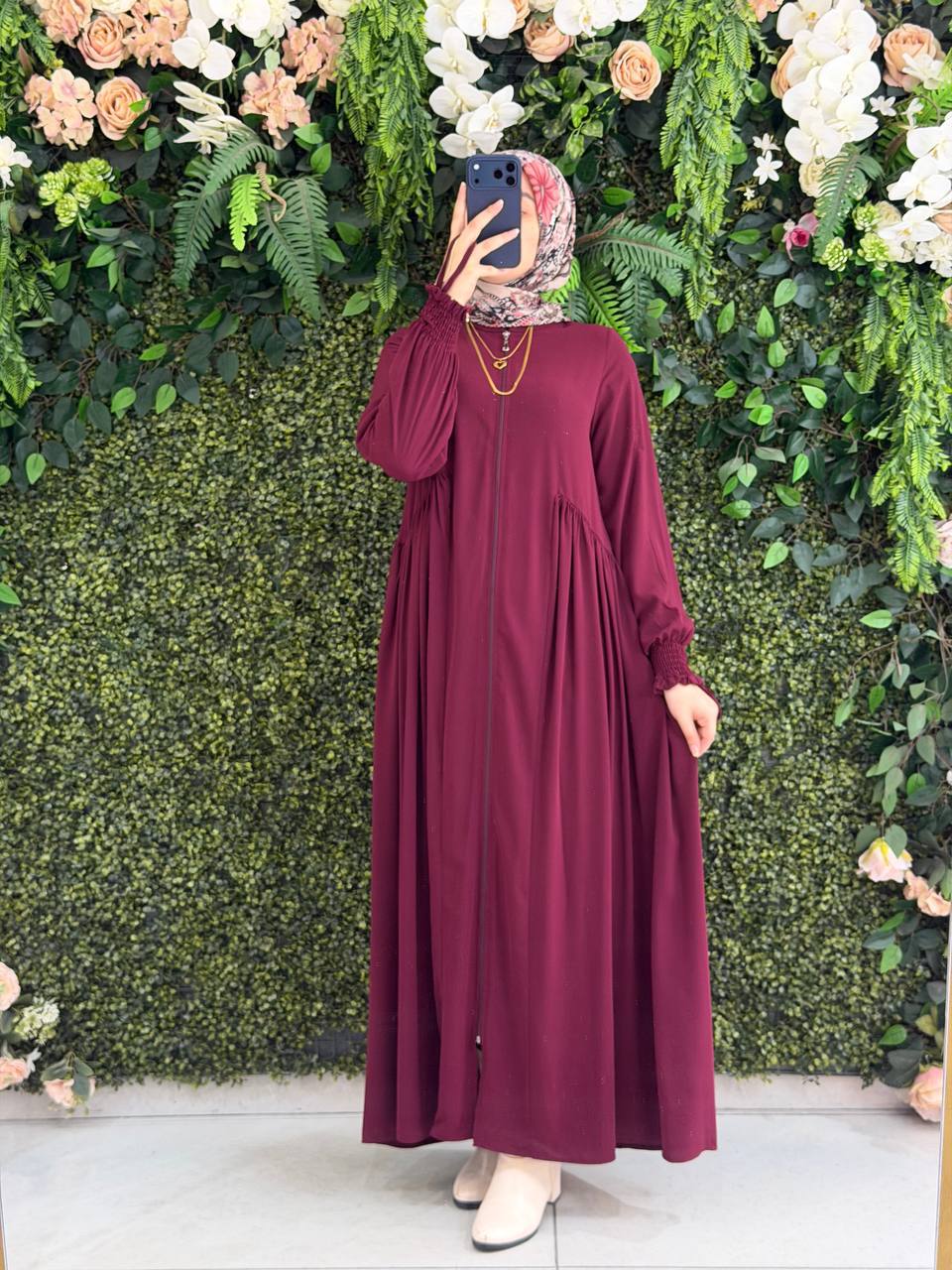 Medine İpek Elbise 9185