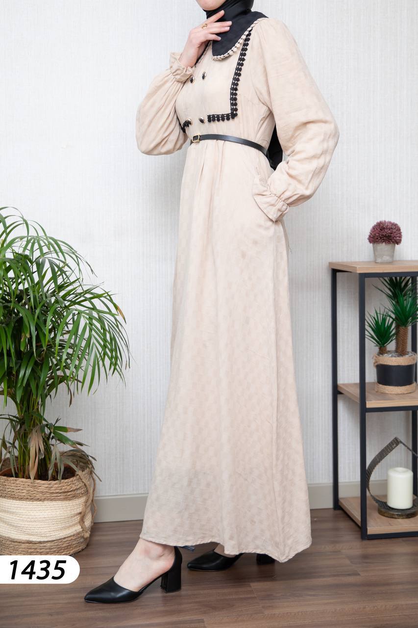 Pamuk Astarlı Elbise 1435 HG