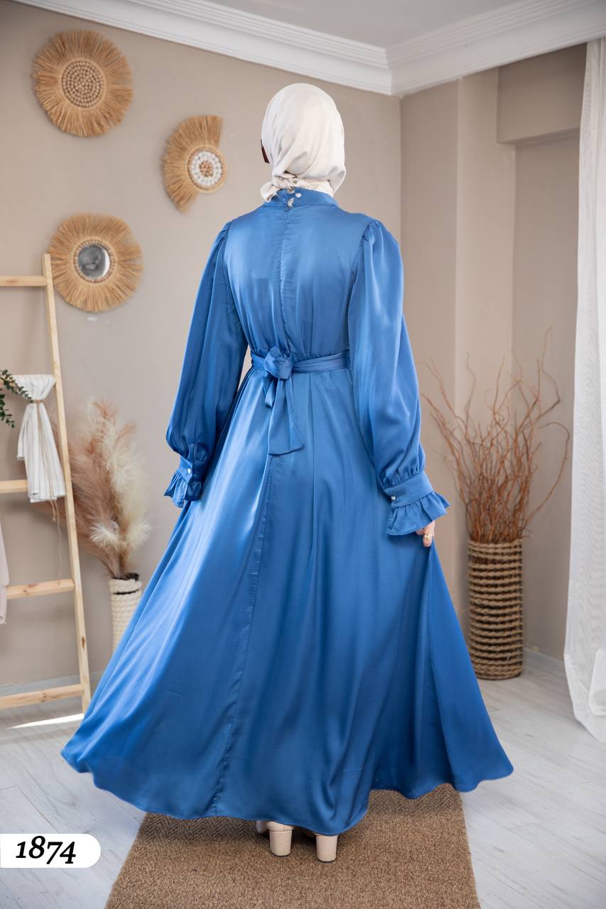 Modal Kumaş Elbise 1874