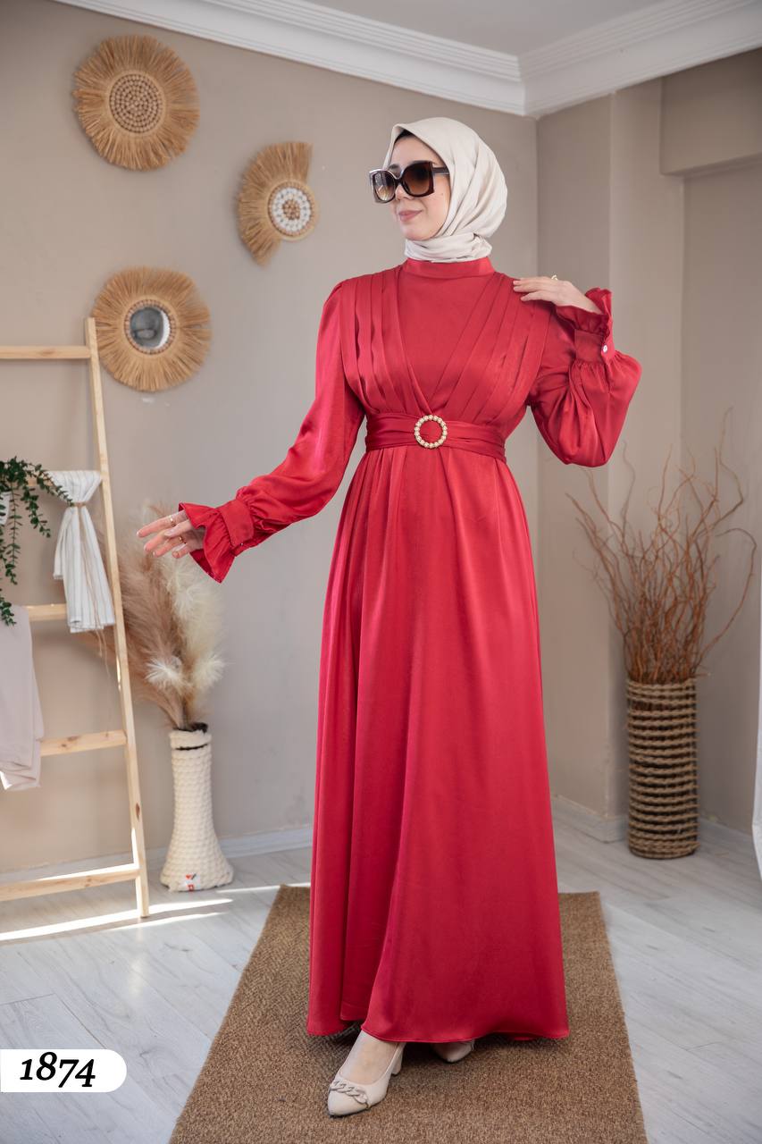 Modal Kumaş Elbise 1874