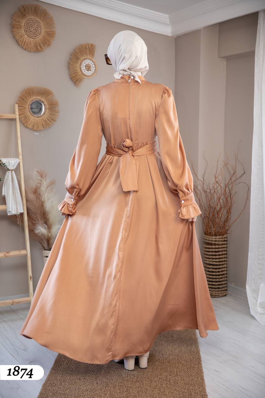 Modal Kumaş Elbise 1874