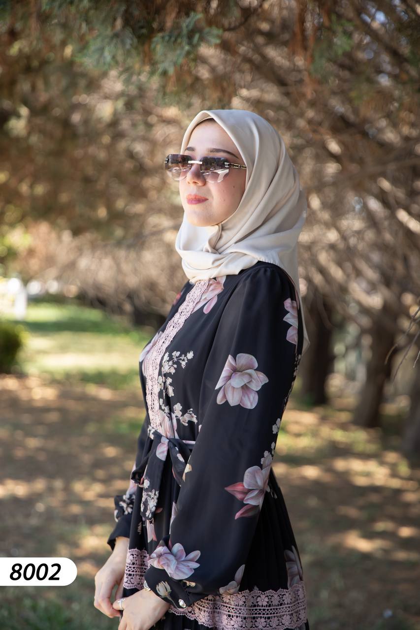 Şifon astarlı 8002