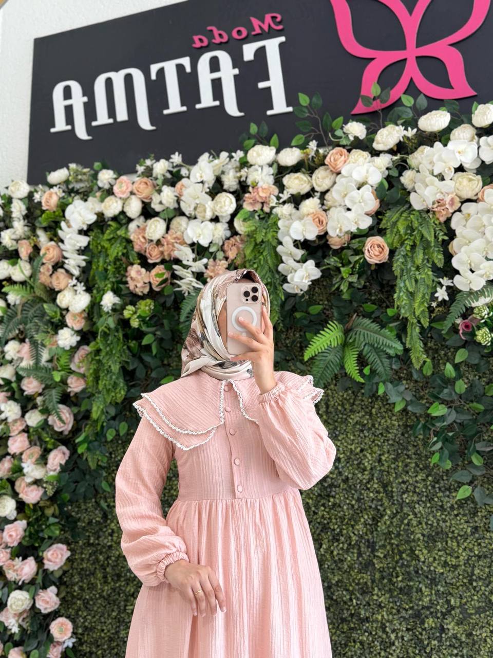 Lina astarlı elbise 8014