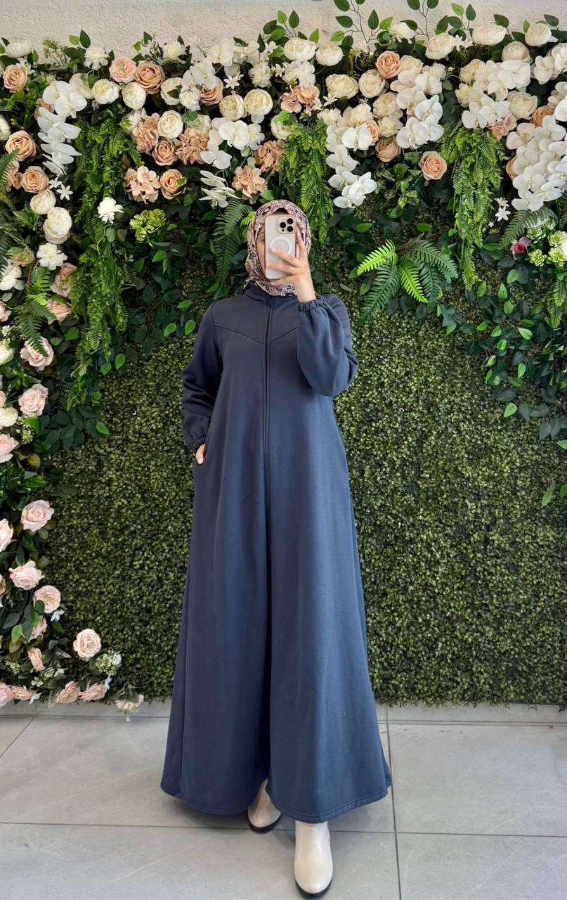 Fermuarlı Elbise 8040