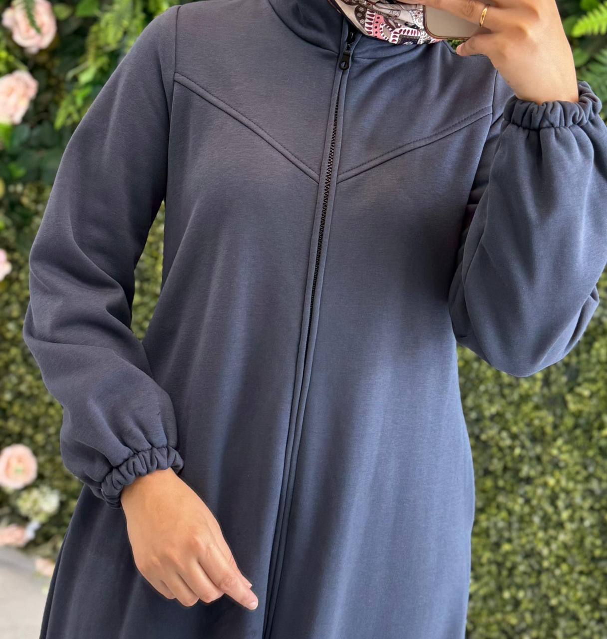 Fermuarlı Elbise 8040