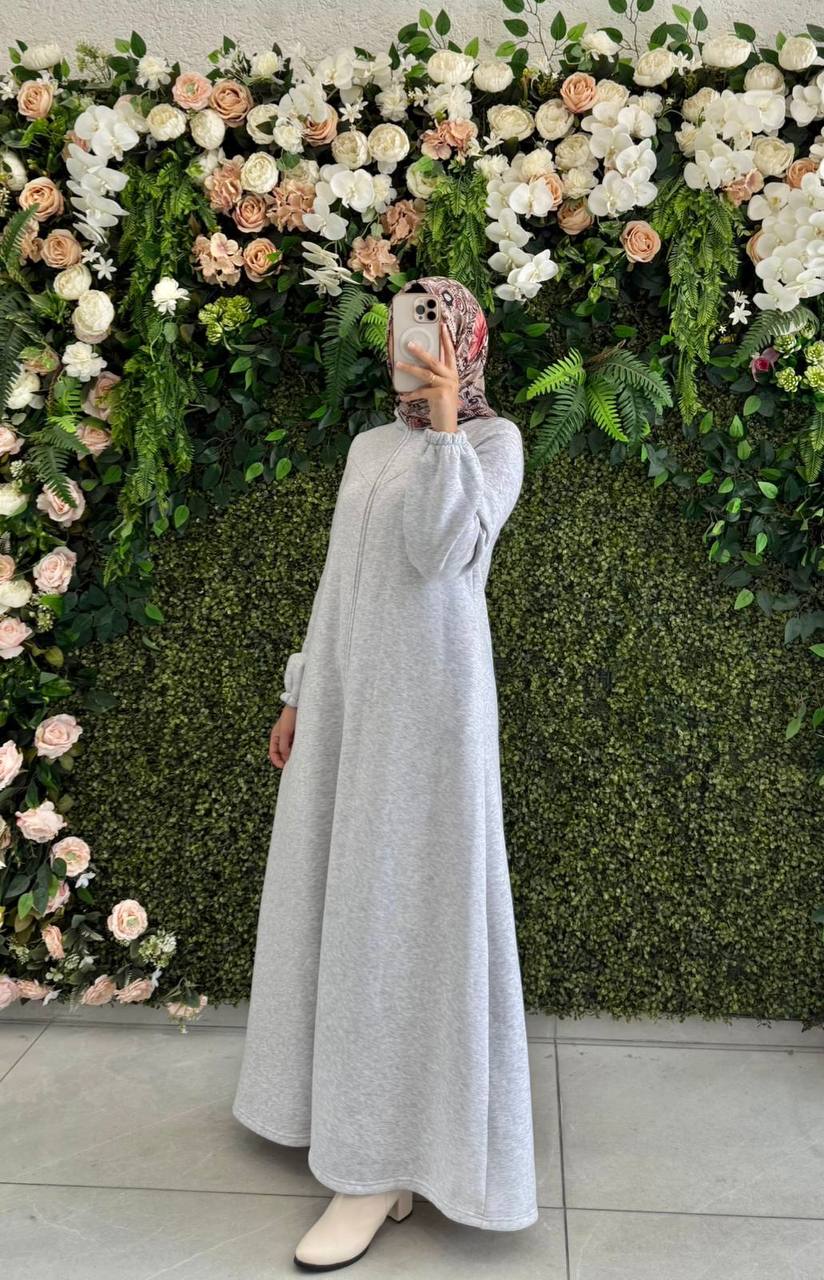 Fermuarlı Elbise 8040