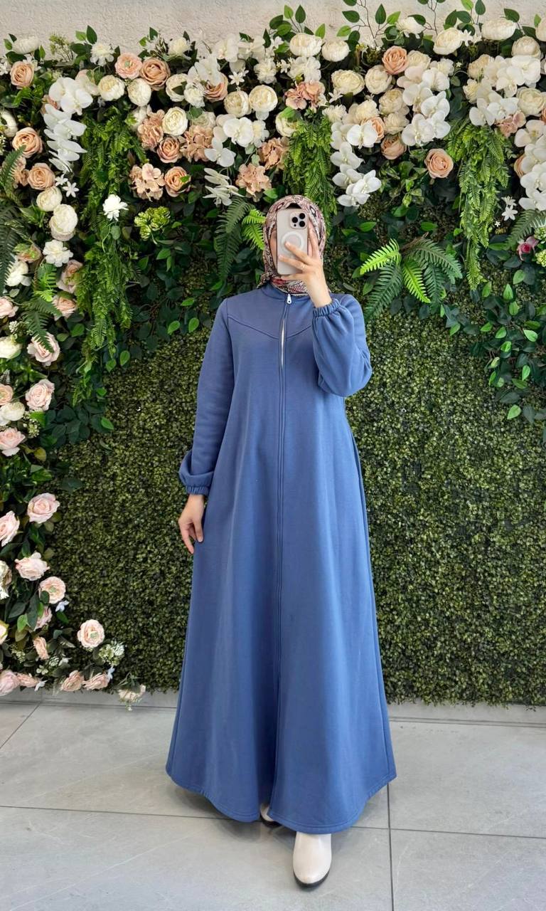 Fermuarlı Elbise 8040