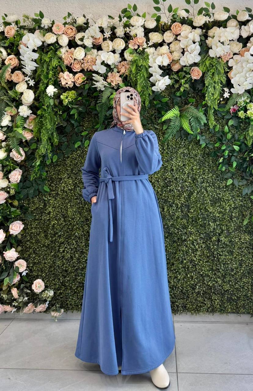 Fermuarlı Elbise 8040