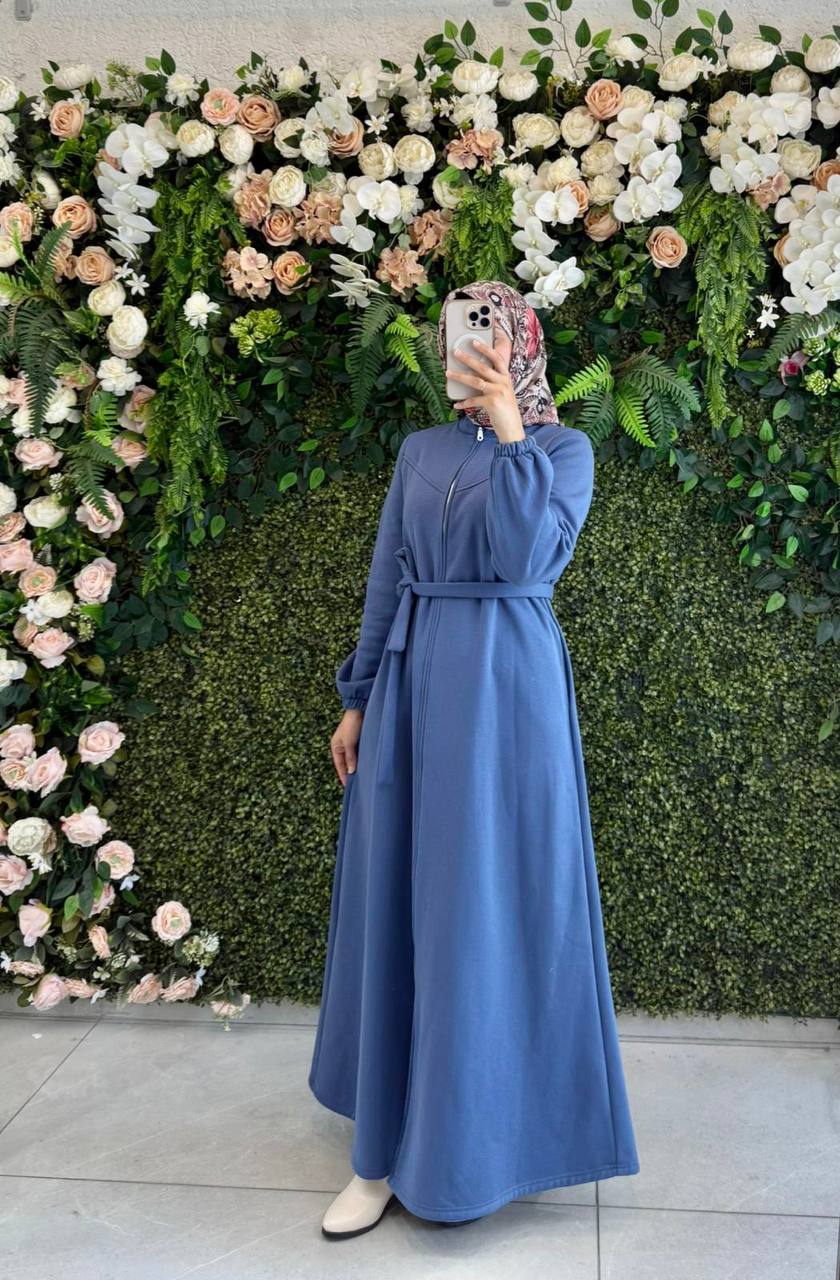 Fermuarlı Elbise 8040