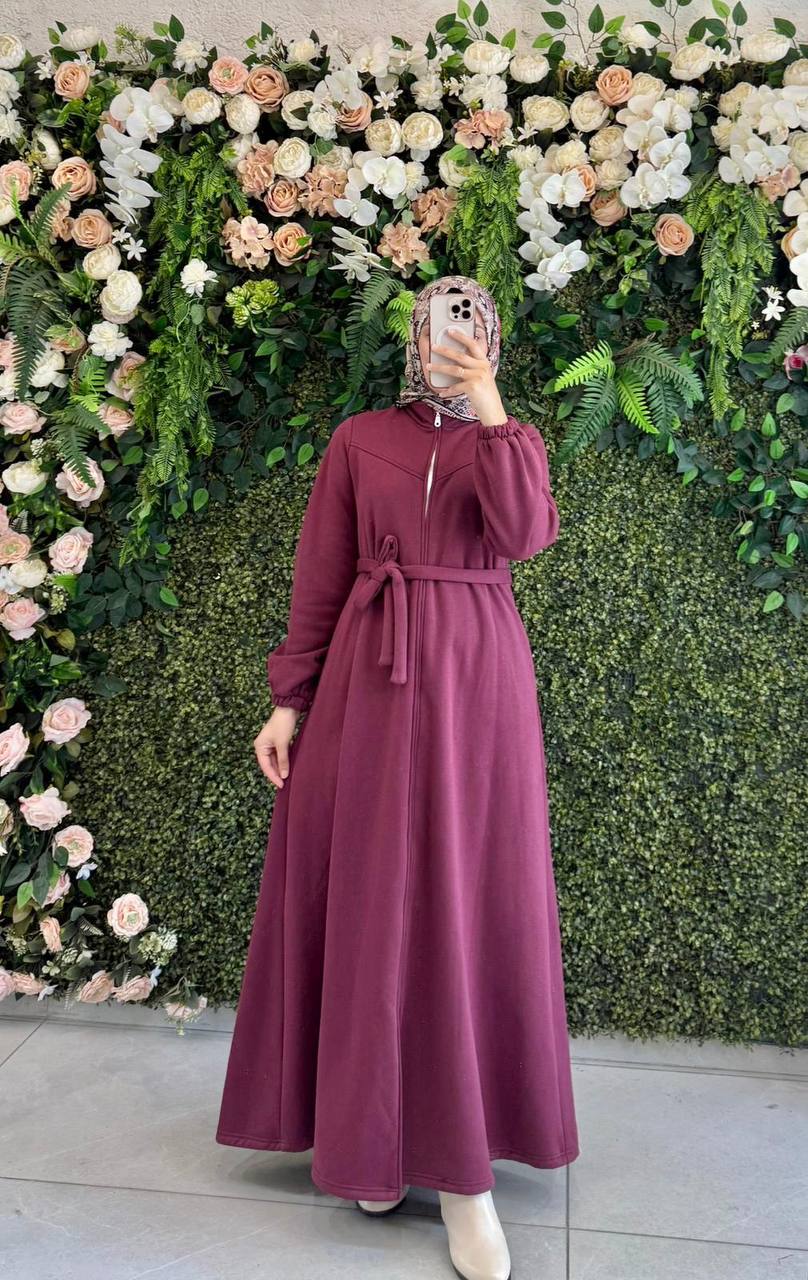 Fermuarlı Elbise 8040