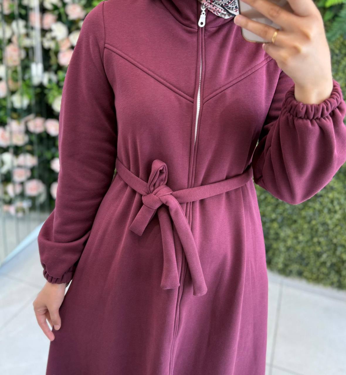 Fermuarlı Elbise 8040