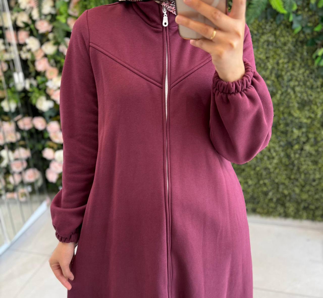 Fermuarlı Elbise 8040