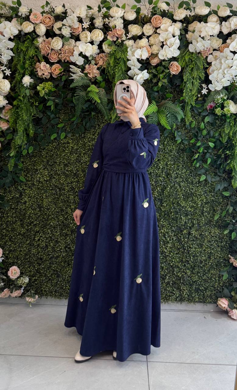 Bağlamalı Elbise 8048