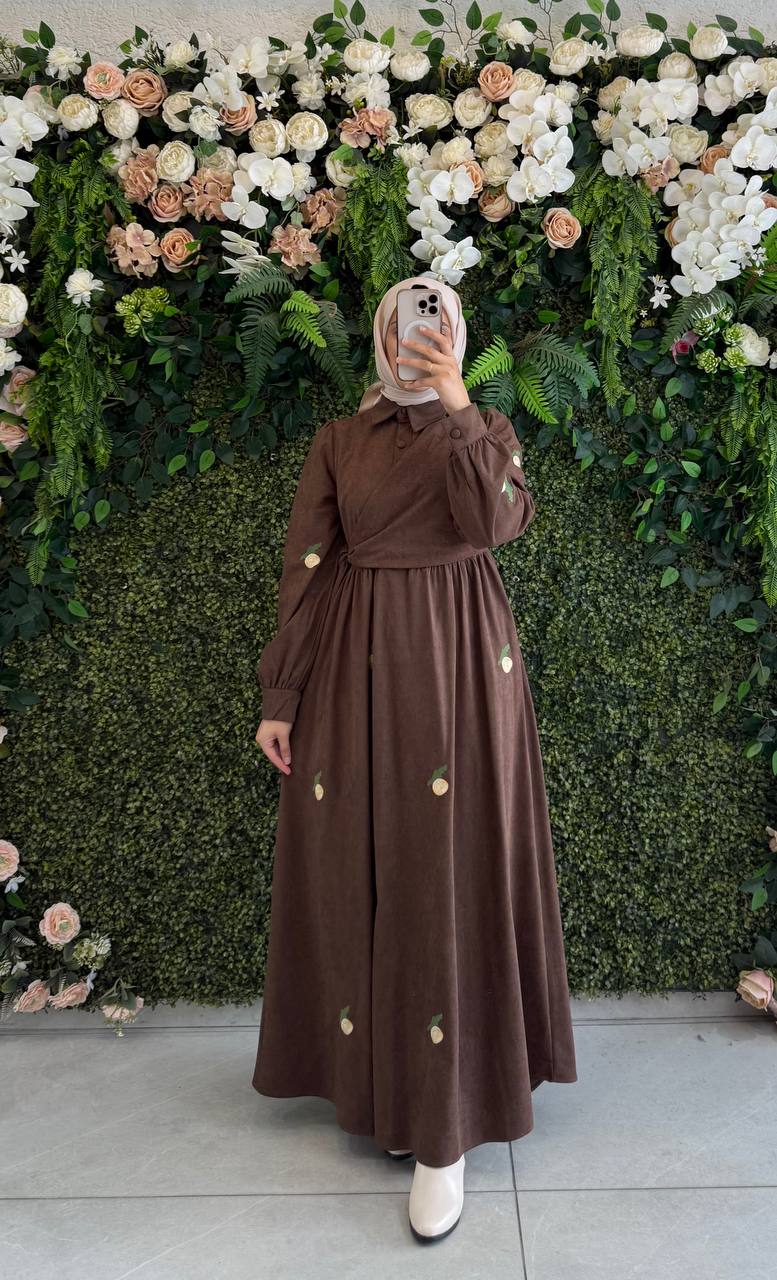 Bağlamalı Elbise 8048
