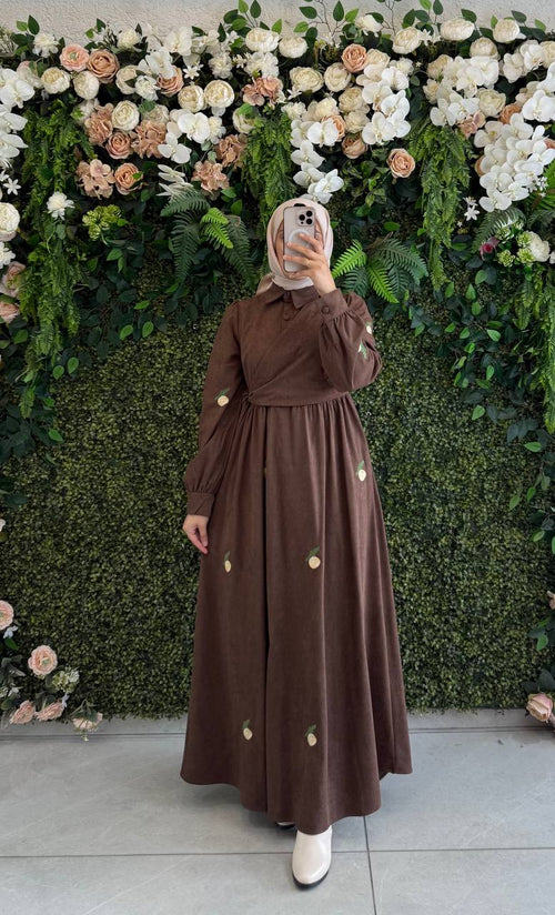 Bağlamalı Elbise 8048