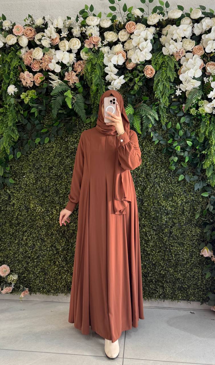 Medine İpek Elbise 9112