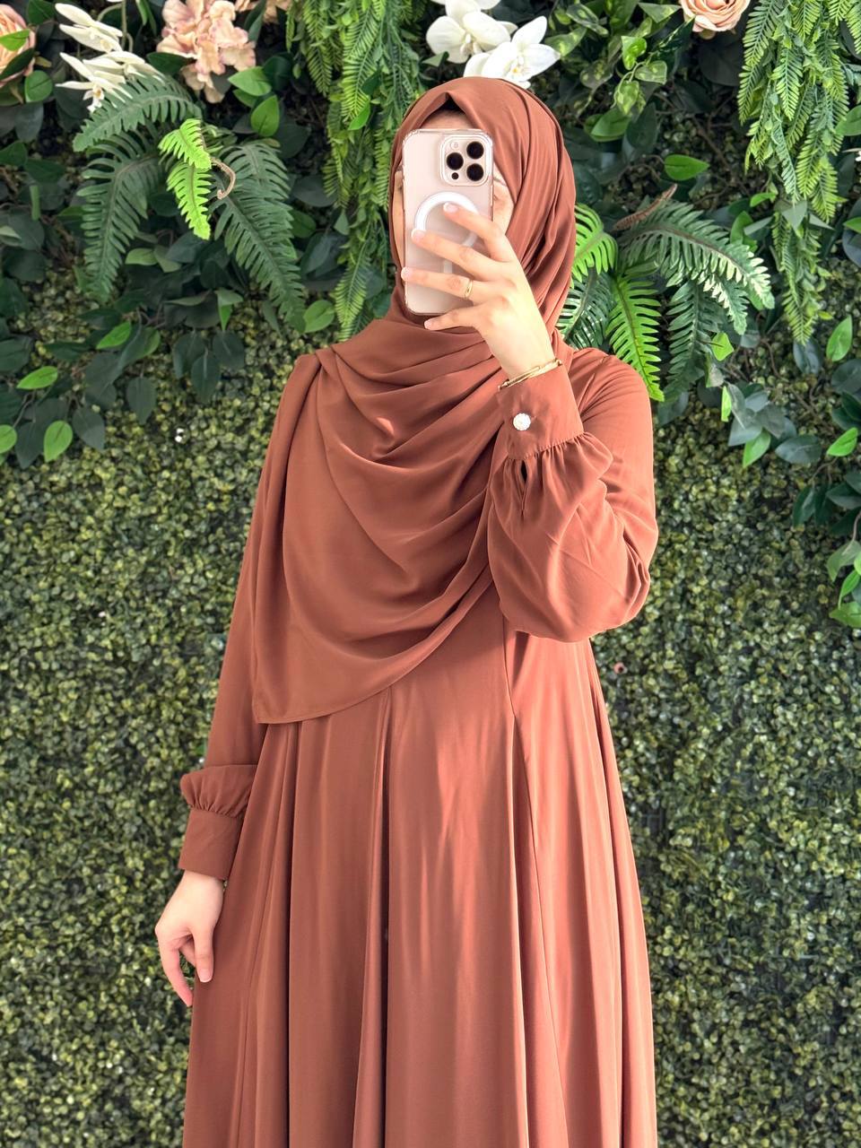 Medine İpek Elbise 9112