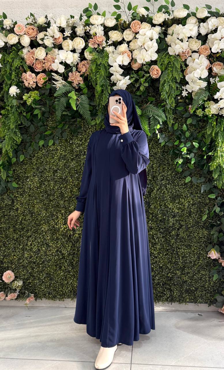 Medine İpek Elbise 9112