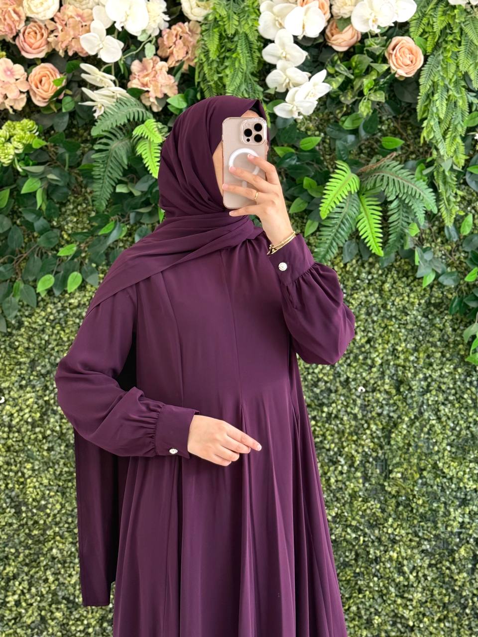 Medine İpek Elbise 9112