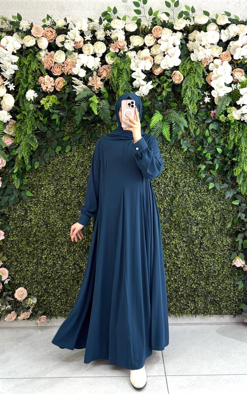 Medine İpek Elbise 9112