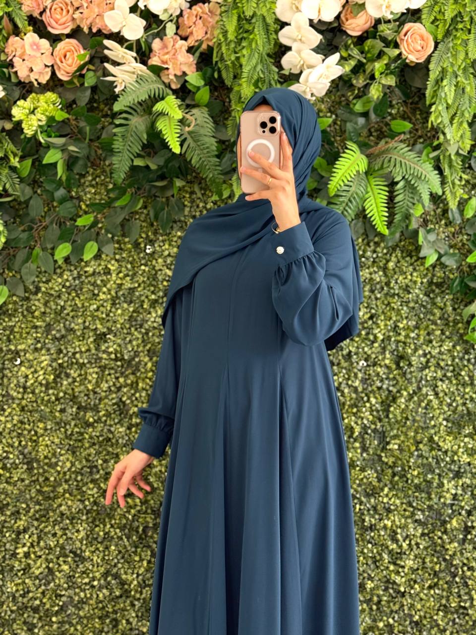 Medine İpek Elbise 9112