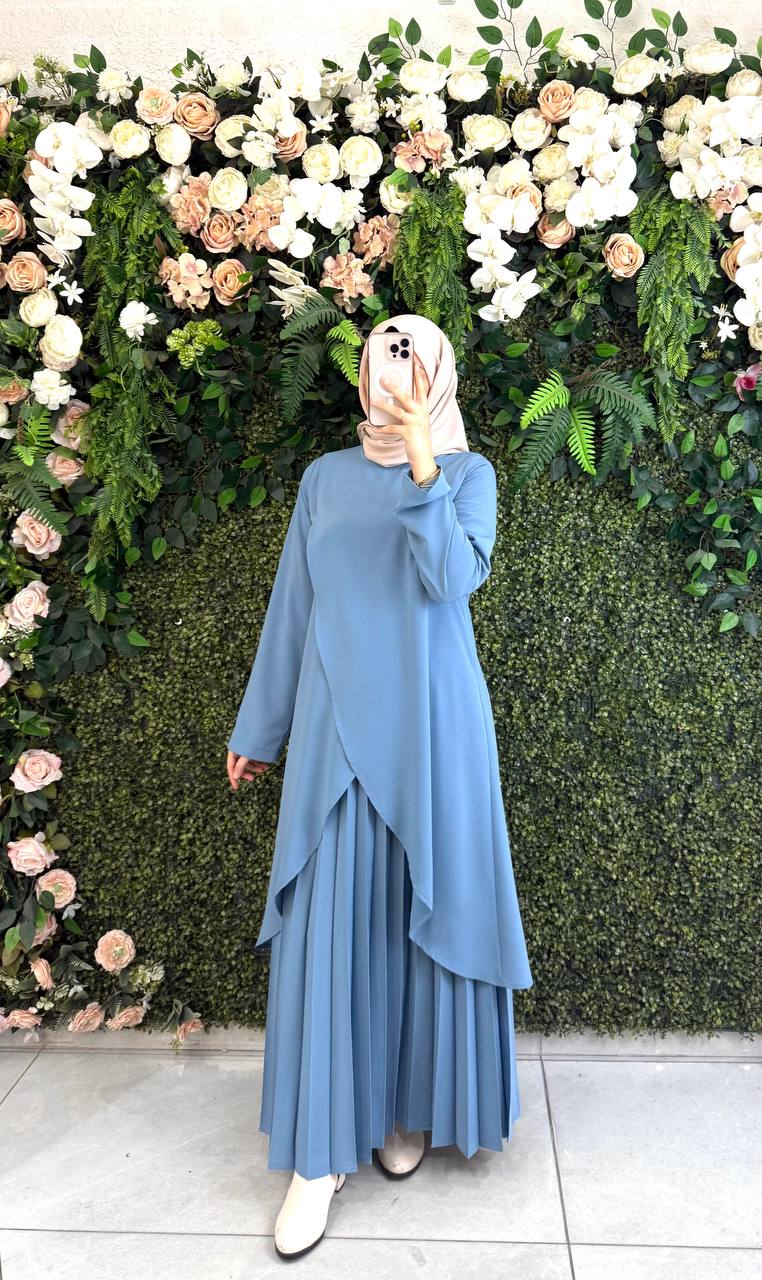 Kristal krep Elbise 9111