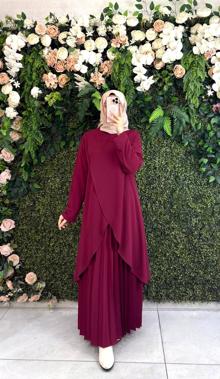 Kristal krep Elbise 9111