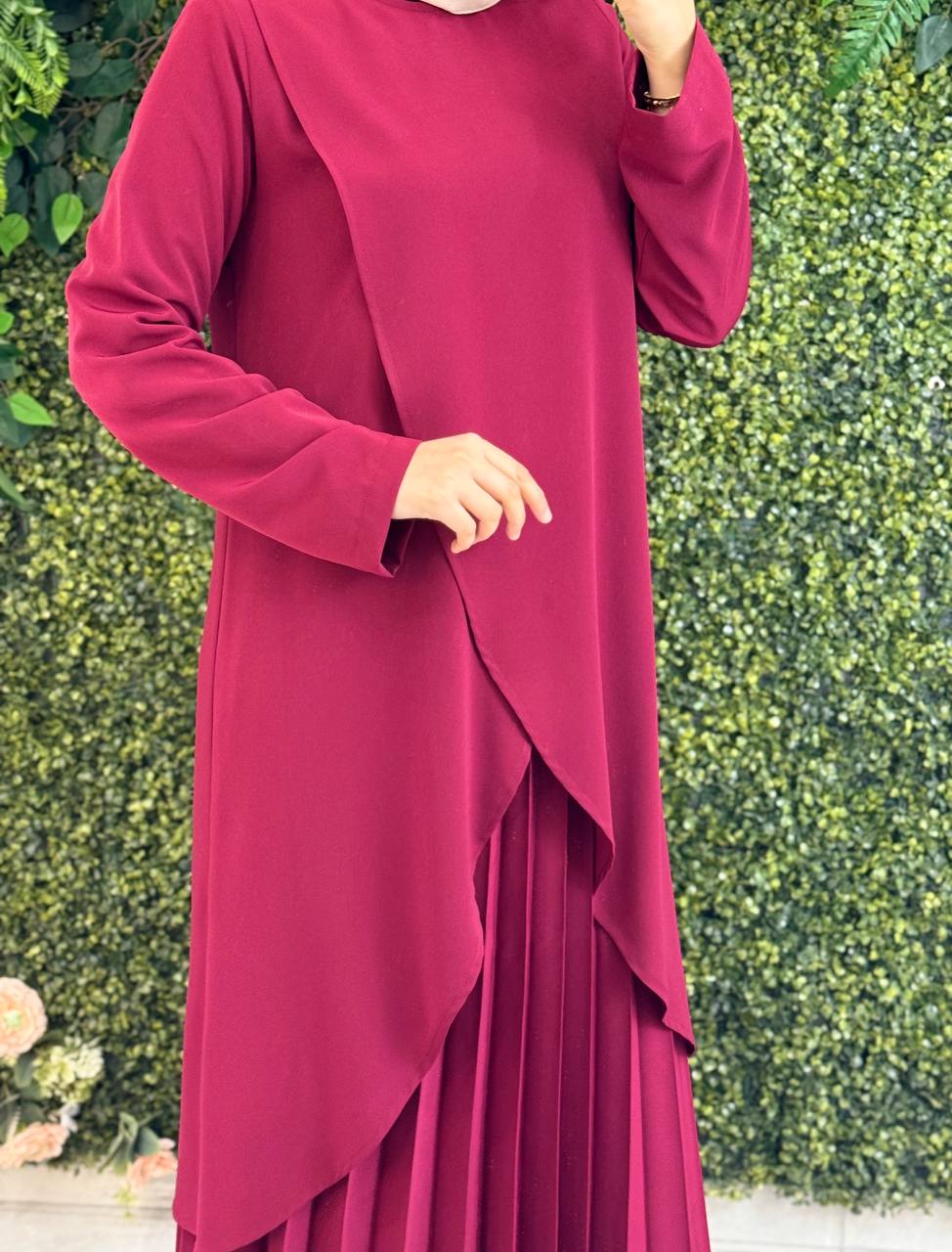 Kristal krep Elbise 9111