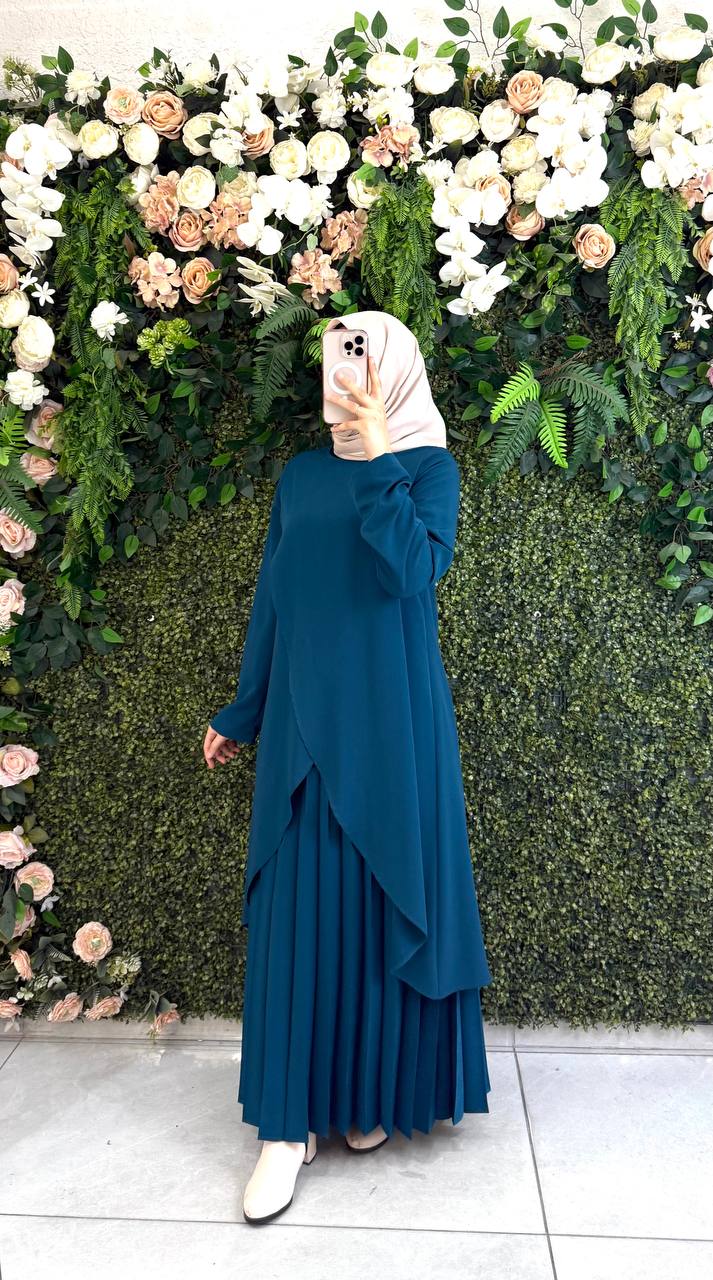 Kristal krep Elbise 9111