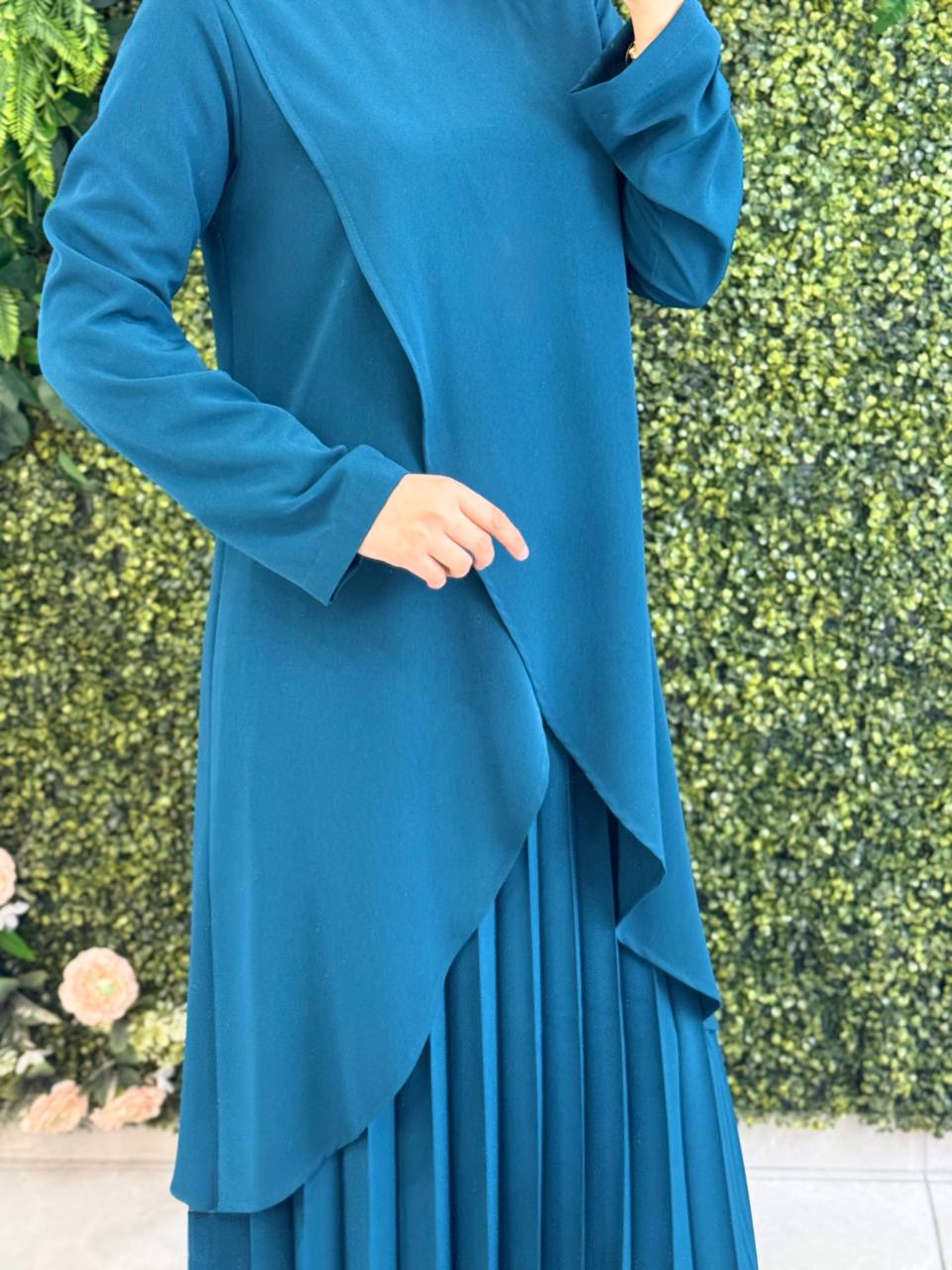 Kristal krep Elbise 9111