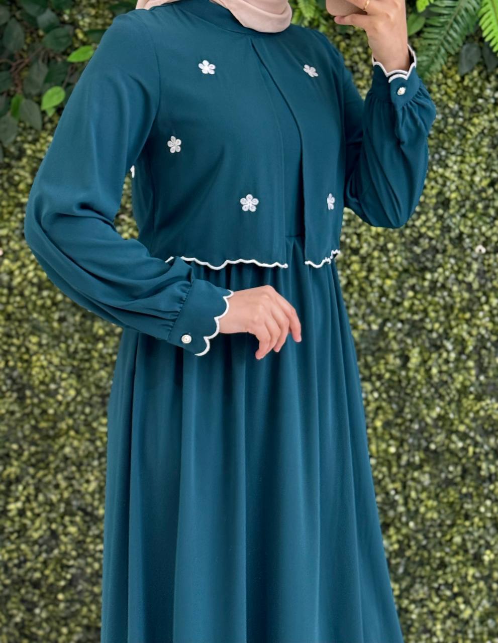 Medine İpek Elbise 9136